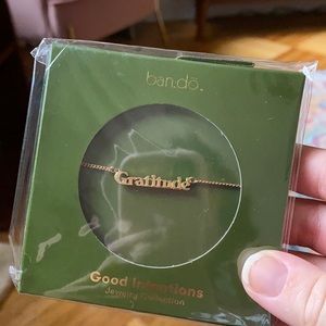 ban.do  “Gratitude” necklace Never opened
